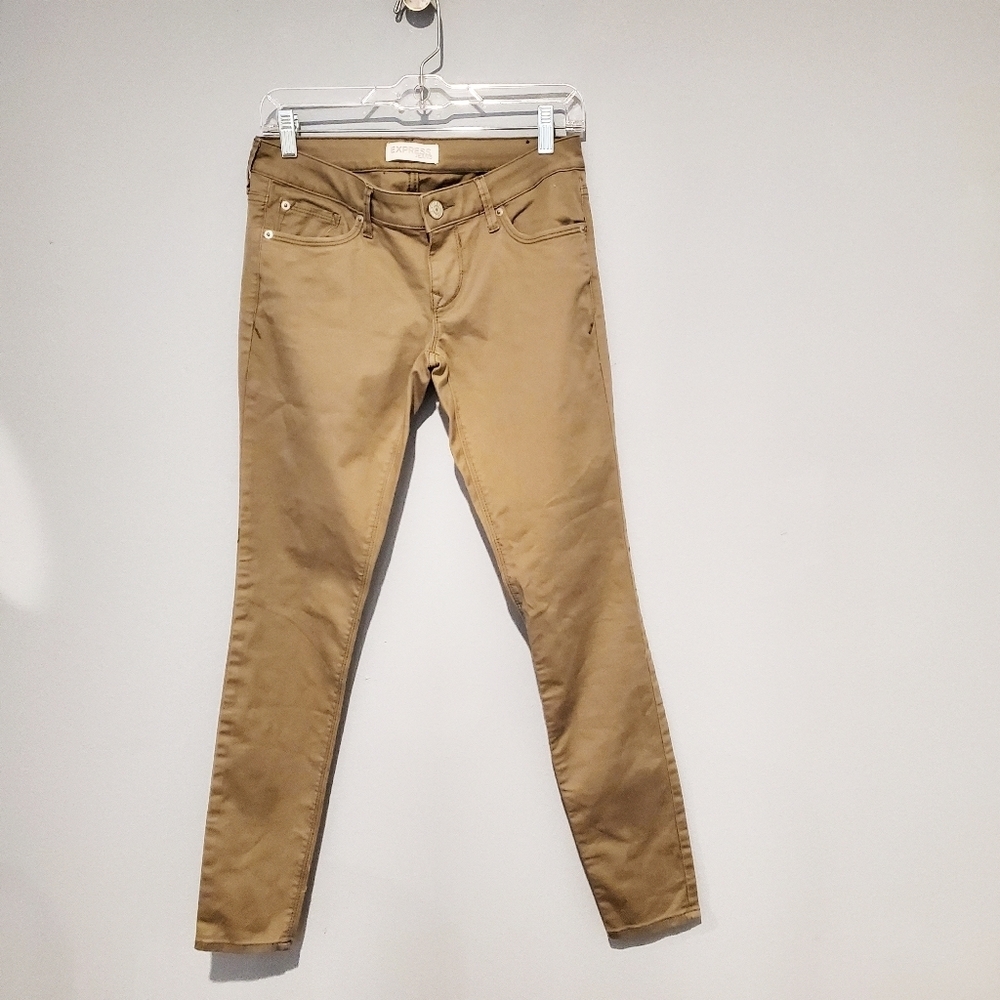 Express jeans green jeans